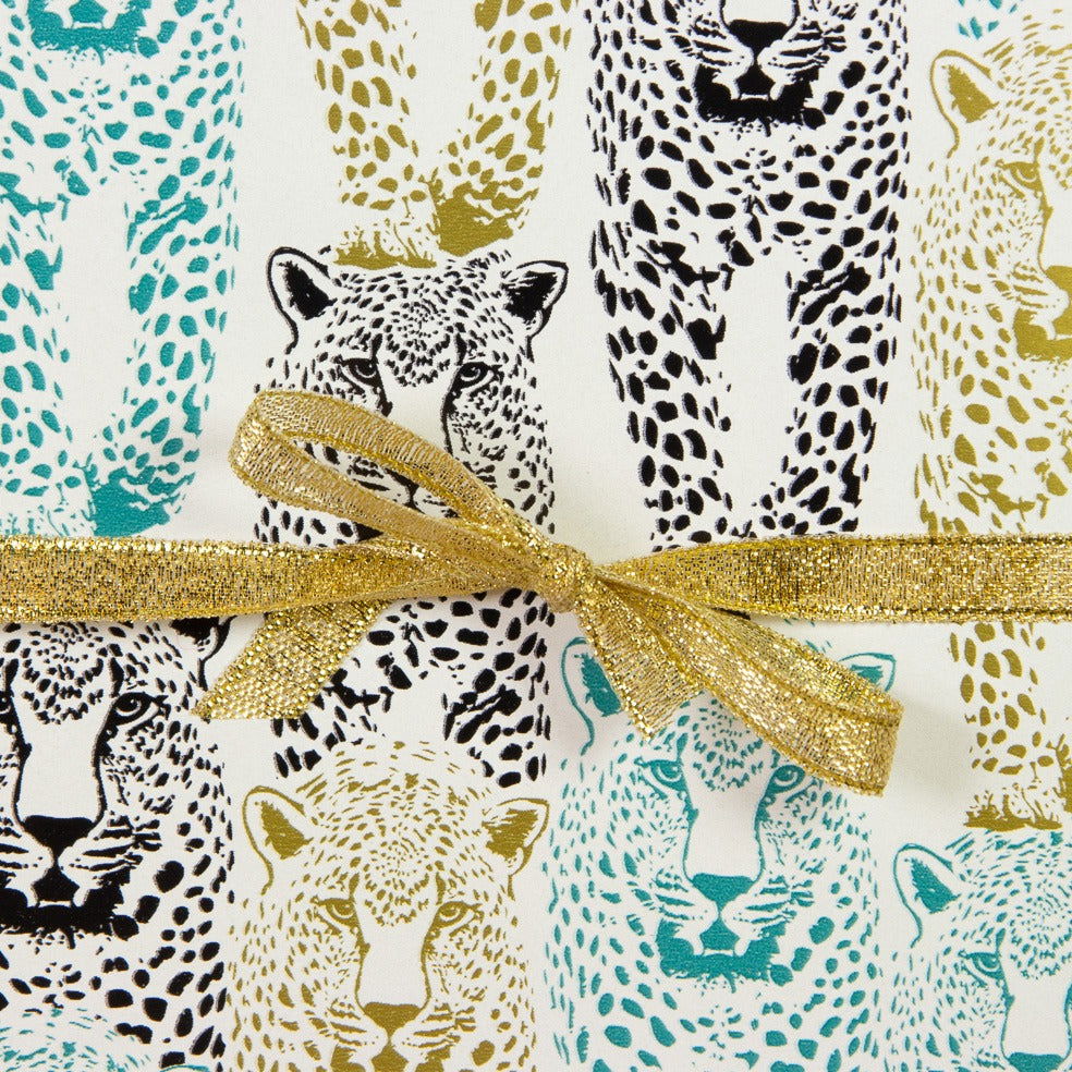 Inpakpapier Cheetah Goud - Kadopapier.net