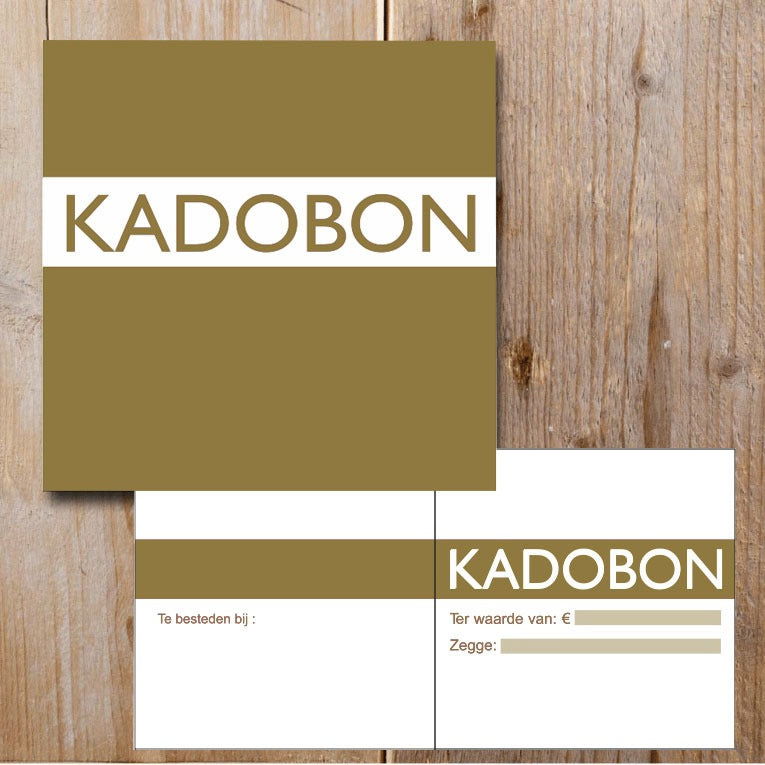 Kadobon Goud - Kadopapier.net