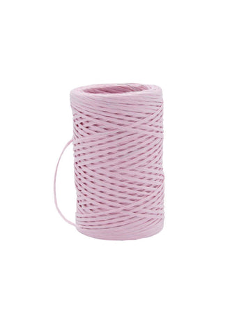 Papieren deco draad Roze - Kadopapier.net