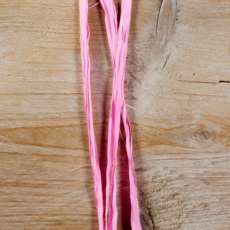 Synthetische raffia Roze - Kadopapier.net